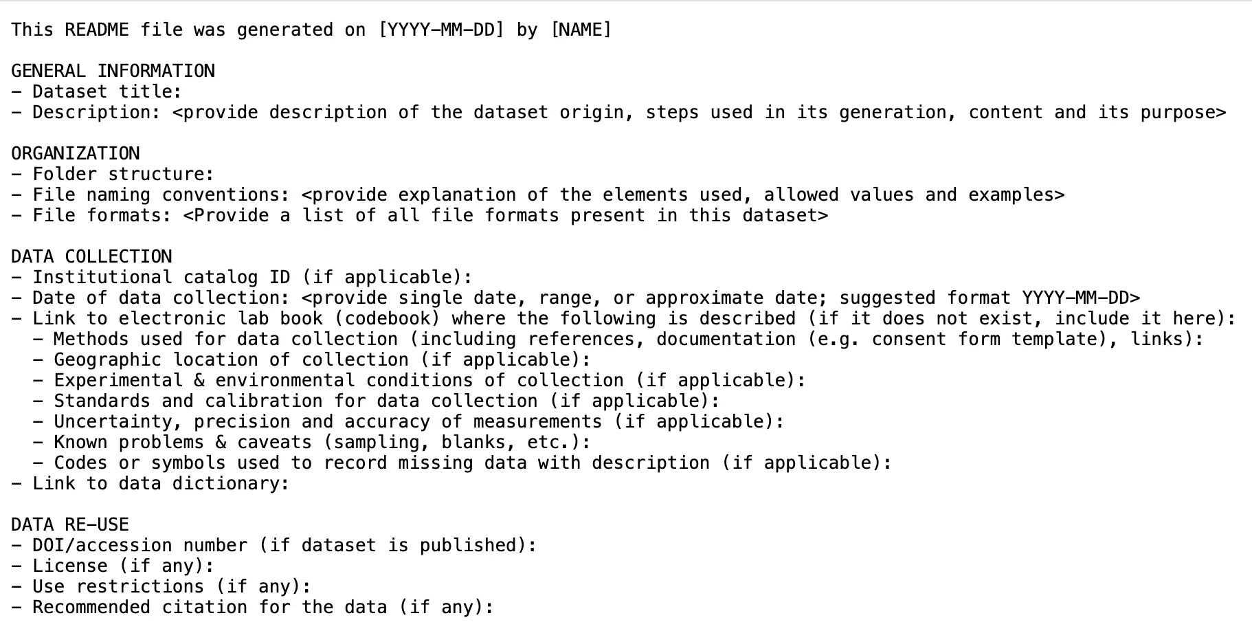 Ett exempel på en readme-fil
